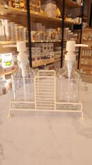 2Lİ STANDLI KREM SIVI SABUNLUK