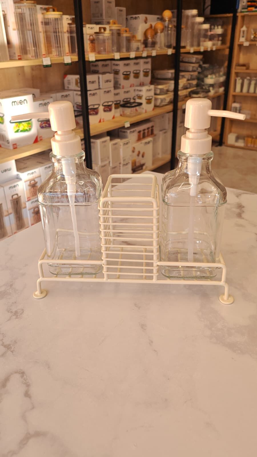 2Lİ STANDLI KREM SIVI SABUNLUK