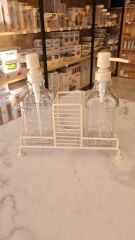 2Lİ STANDLI KREM SIVI SABUNLUK