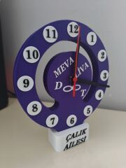 KİŞİYE ÖZEL TASARIM MASA&DUVAR SAATİ