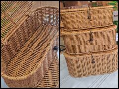 3'lü RATTAN ORGANİZER