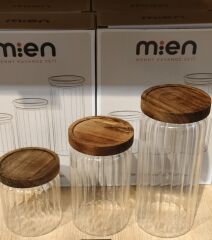 BOROSİLİKAT CAM KAVANOZ SETİ