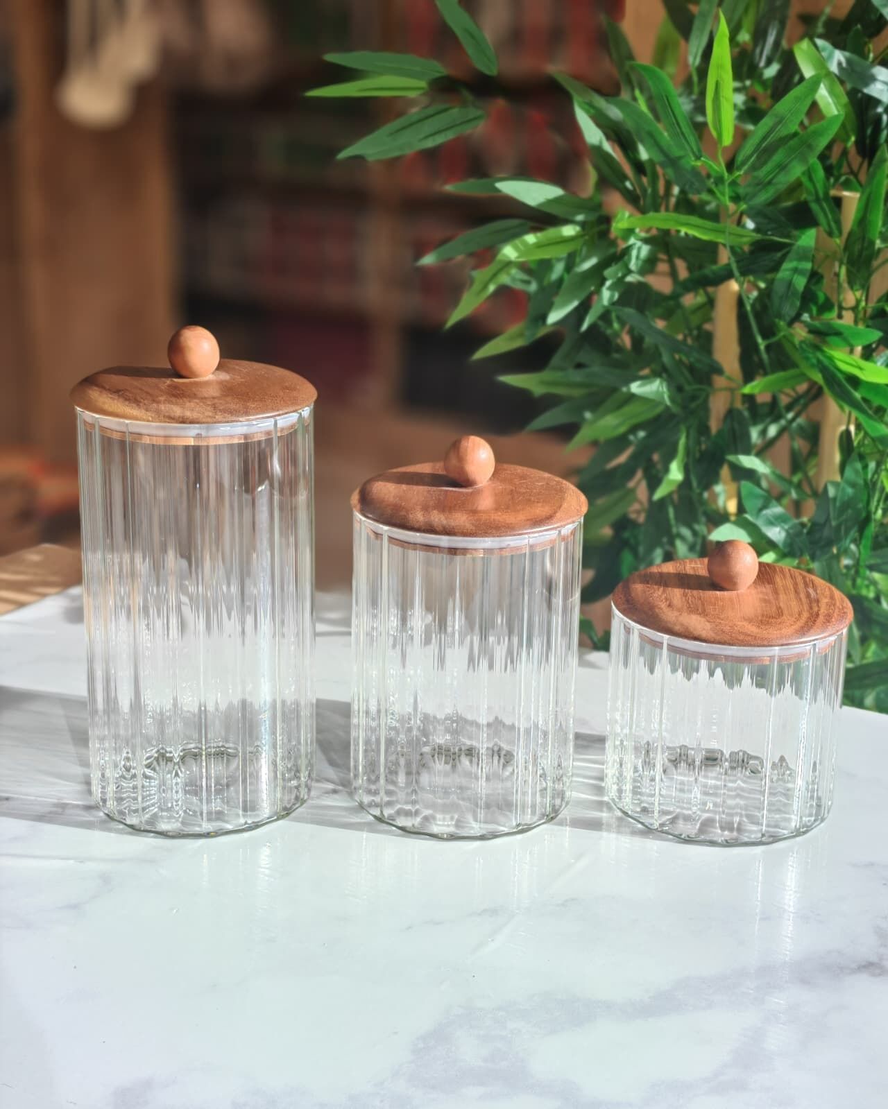 AKASYA KAPAK CAM KAVANOZ  SET 3 LÜ