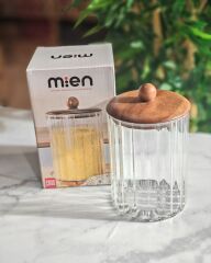 1150ML AKASYA KAPAKLI LINE CAM KAVANOZ