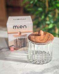 750ML AKASYA KAPAKLI LINE CAM KAVANOZ