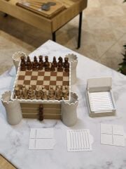 ÖZEL TASARIM SATRANÇ KALEMLİK