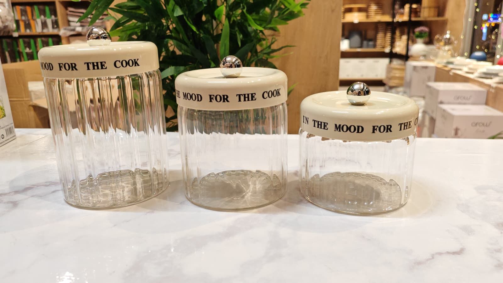 3'LÜ VAKUM KAPAK CAM KAVANOZ SET