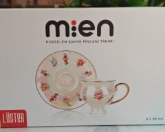 MİEN 6 LI LÜSTER FİNCAN TAKIMI