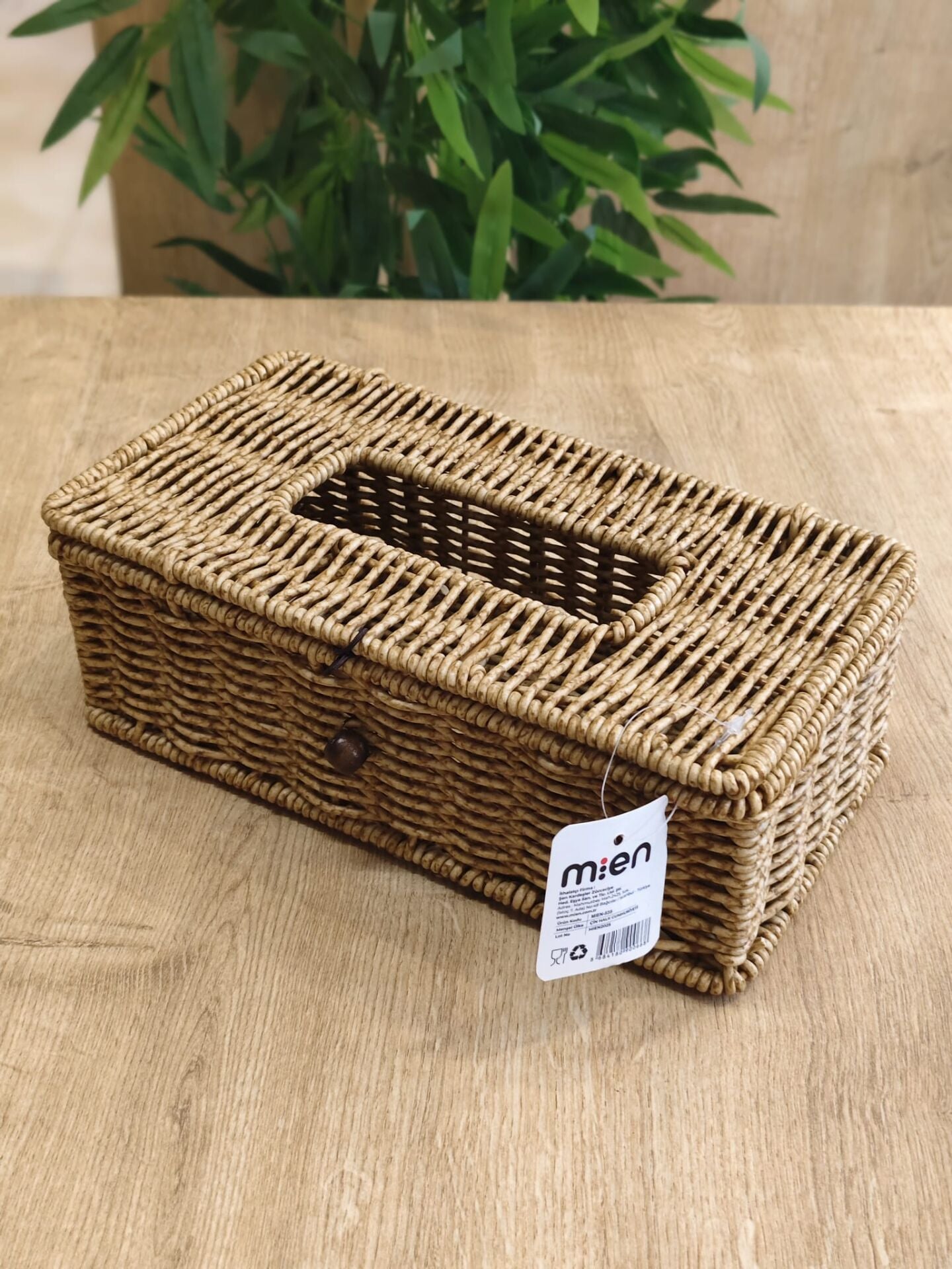 MİEN DİKDÖRTGEN RATTAN PEÇETELİK