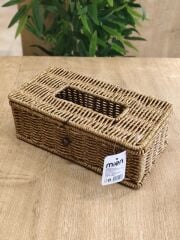 MİEN DİKDÖRTGEN RATTAN PEÇETELİK