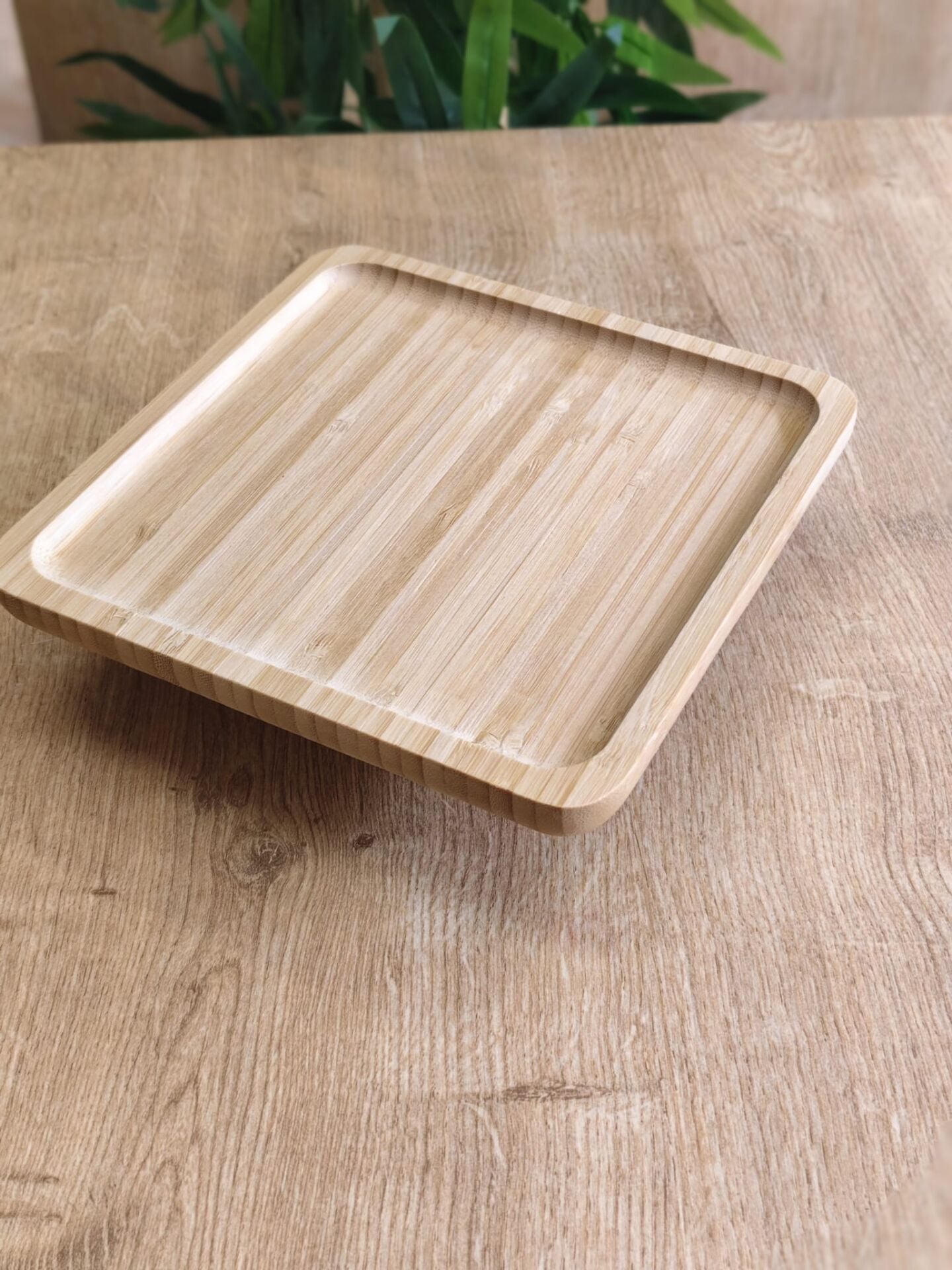 17CM BAMBU KARE SUNUMLUK