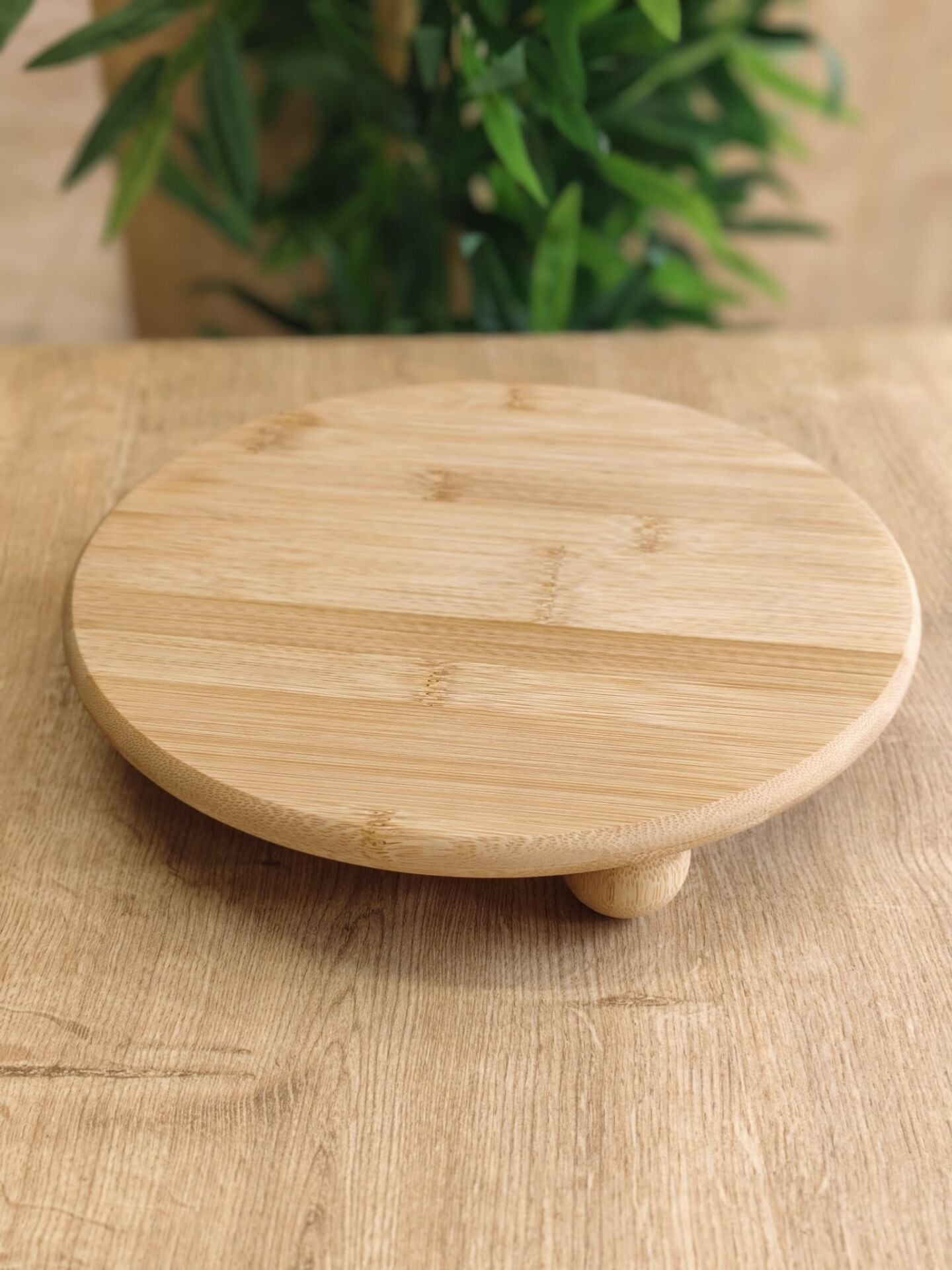 27CM BAMBU TOP AYAKLI SUNUMLUK