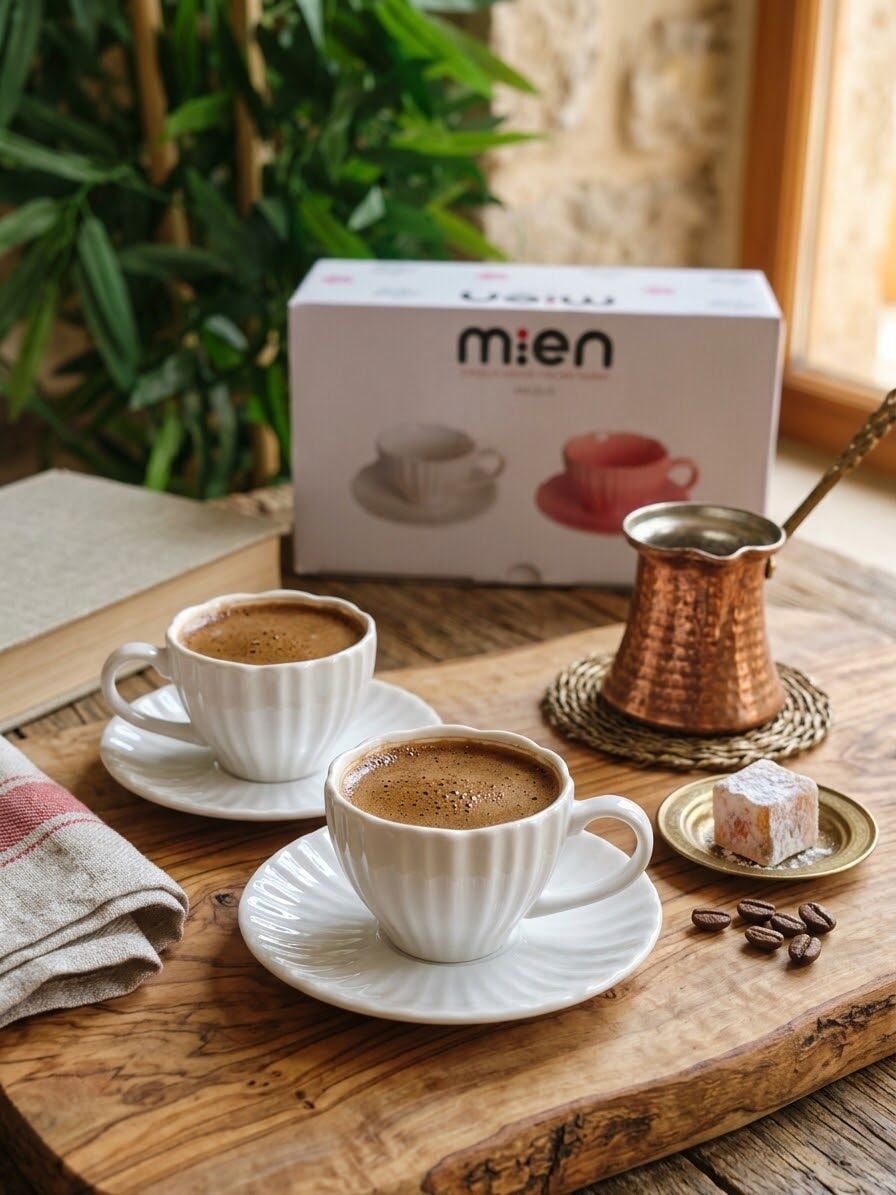ANGELİS 2Lİ FİNCAN TAKIM BEYAZ
